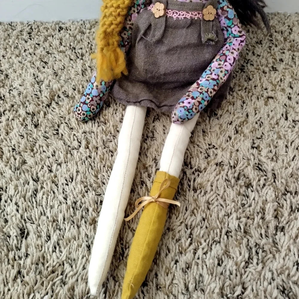 heirloom Rag Doll Dress handmade dolls